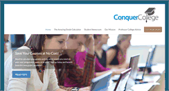 Desktop Screenshot of conquercollege.com